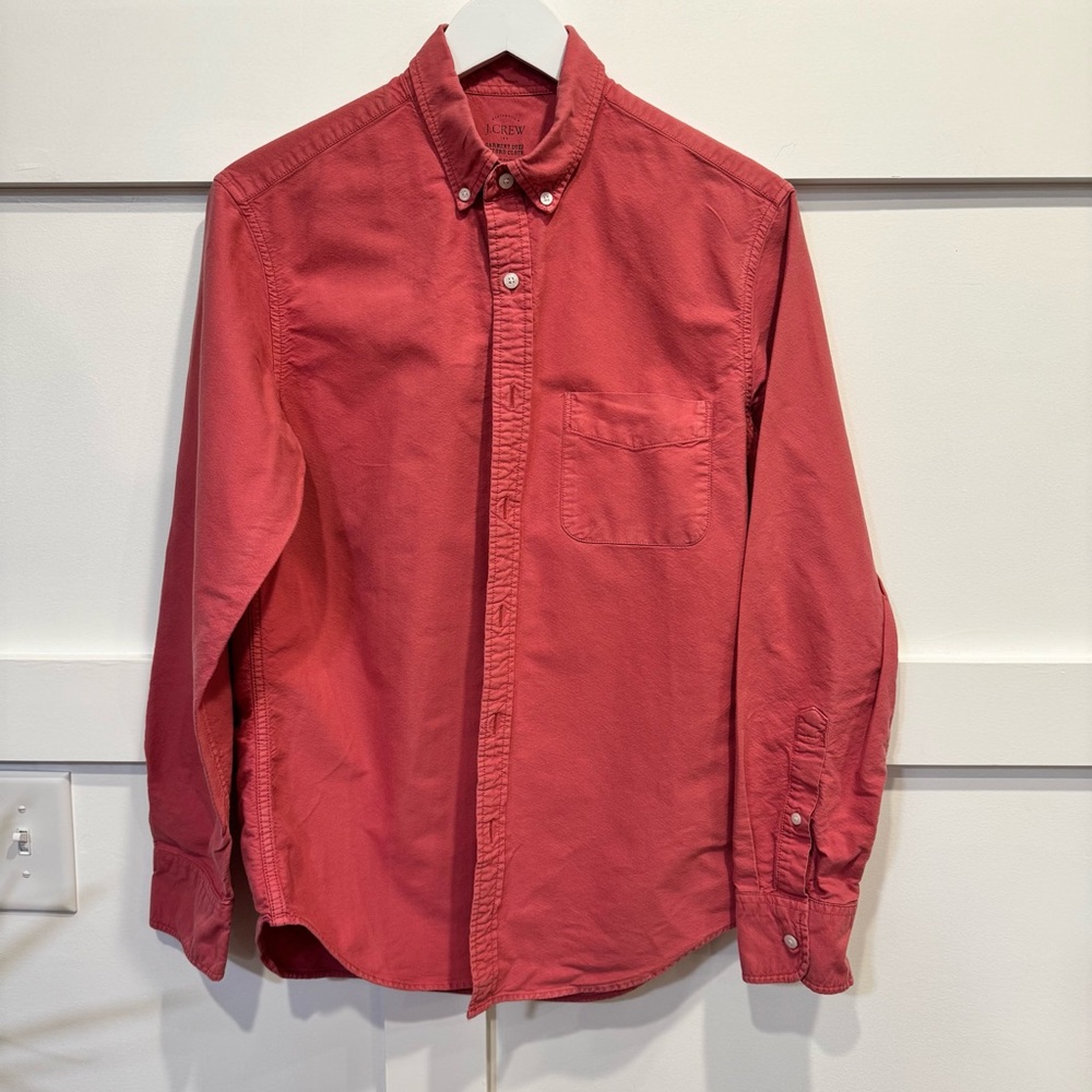 J. Crew Factory Garment Dyed Oxford Button Down